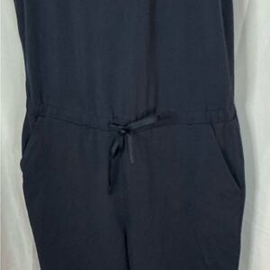 Andrew Marc Navy Jumpsuit